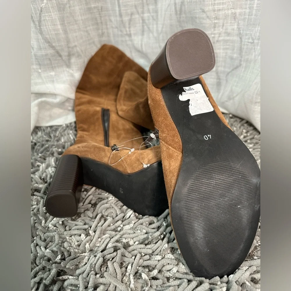 Tall Hazel/camel Suede Knee High
Boot Size 40/9- 9.5 Leather NWT - Picture 11 of 11